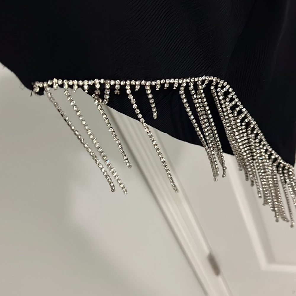 Black Rhinestone Dress - Picture 4 of 6